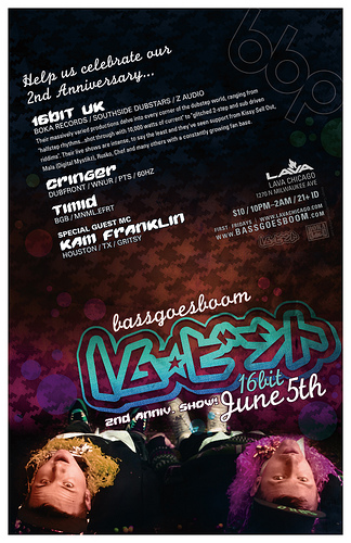 The flyer for the event